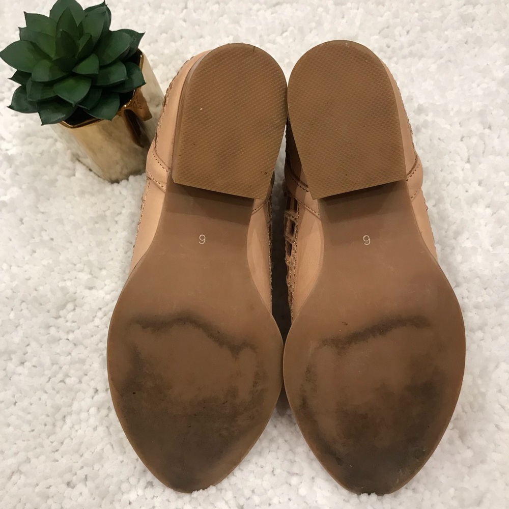 Jeffrey Campbell Taggart Open Weave Tan Booties - Picture 7 of 8